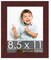 8.5x11 Solid Wood Picture Frame with UV-Resistant Acrylic & Acid-Free Backing, Available in 6 Finishes: Matte Black, Matte White, Metallic Bronze, Silver, Natural Wood Grain & Mahogany